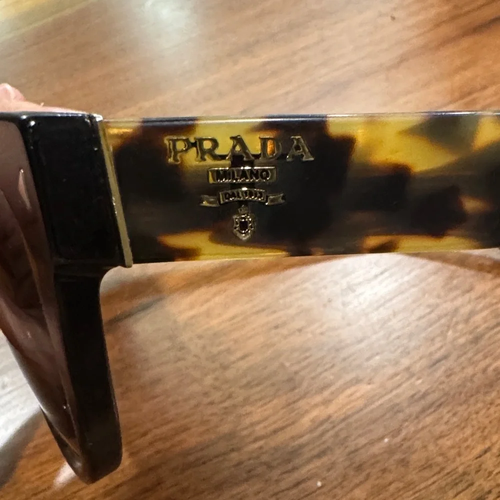 Prada Tortoise Shell Sunglasses - $25 - Picture 2 of 10
